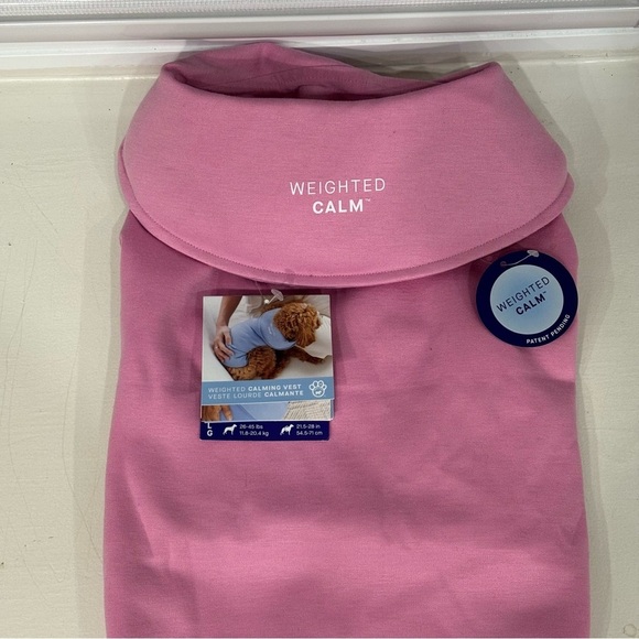 Canada Pooch Weighted Calming Vest in Large Pink - Picture 5 of 10